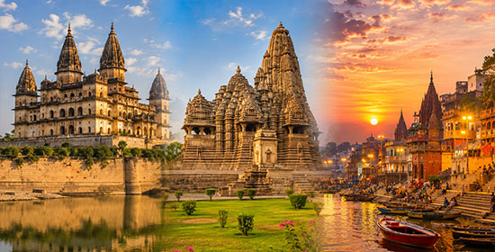 Golden Triangle Tour with Orchha Khajuraho Varanasi
